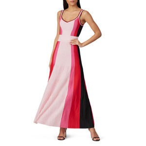 ELLIAT Pink Knitted Virgo Sleeveless Maxi Dress